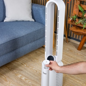 Ventilator turn fara palete ZILAN ZLN1117 - 40W, umidificare, ionizare, telecomanda - Img 4
