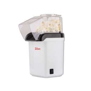 Aparat Pentru Popcorn Zilan ZLN8044,Alb Putere 1200W, sistem cu jet de aer cald,
