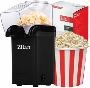 Aparat Pentru Popcorn Zilan ZLN8045,Negru Putere 1200W, sistem cu jet de aer cald, - Img 4