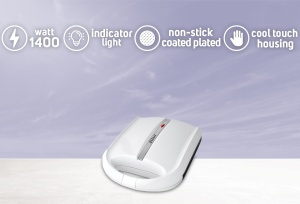 Aparat pentru preparat nuci Zilan ZLN2809 ALB, 24 jumatati sau 12 nuci intregi, 1600W, indicator luminos, Placi Neaderente - Img 3