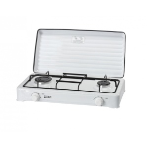 Aragaz 2 ochiuri ZILAN ZLN0025A, culoare alb utilizare numai GPL butelie,