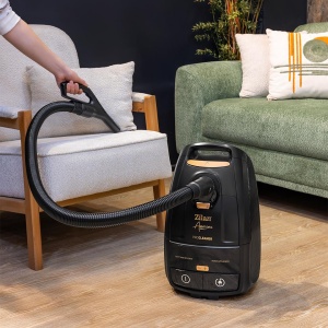 Aspirator cu sac Aurum Zilan ZLN4500, Putere 2400W, Capacitate 5L, Motor din cupru, Furtun pivotant 360 , Telecomanda, Afisaj digital - Img 4