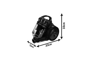 Aspirator fara sac ZILAN ZLN3300 - 700W, filtru HEPA 13, ciclonic, 2.5L - Img 3