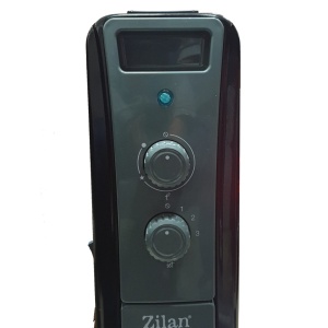 Calorifer electric cu ulei ZILAN ZLN1963 Negru, termostat reglabil, 2500W, 11 elementi - Img 3