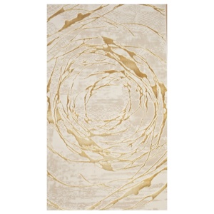 Covor Modern Living , Dormitor Dreptunghiular Elif F353A Crem Gold - Img 2