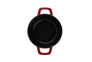 Cratita Zilan ZLN0958, Din fier turnat sub presiune puternica, 2.1L, Diametru 24 cm, Inaltime 7 cm, Compatibila cuptor si masina de spalat vase, 7 straturi de material - Img 3