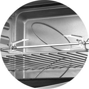 Cuptor electric Zilan ZLN1024 Rozerin, Convectie, 2000 W, 45 Litri, Temperatura Reglabila, Geam Duble, Negru - Img 4