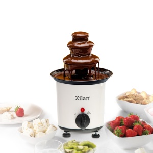 Fantana de ciocolata ZILAN ZLN2144 - 30W, 200ml, alba, accesorii incluse