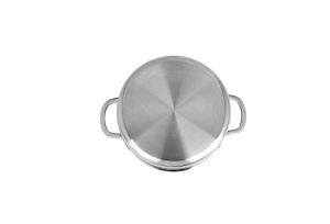 Oala Zilan ZLN9648 cu capac, tri-ply, inox, antiaderent, protectie la zgarieturi, usor de spalat, 24 cm,4.3L - Img 4