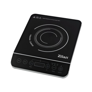 Plita cu inductie Zilan ZLN8078 Neagra, putere 2000W, geam din cristal negru - Img 2
