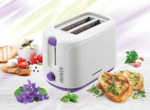 Prajitor de paine Heinner TP-750UV, 750W, 6 nivele de rumenire, 3 functii, control variabil al temperaturii, oprire automata, violet - Img 4
