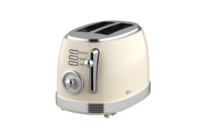Prajitor de paine Retro Zilan ZLN1191, 2 felii de paine, 850W, 6 trepte de temperatura si timer, dezghetare, reincalzire, picioruse antiderapante
