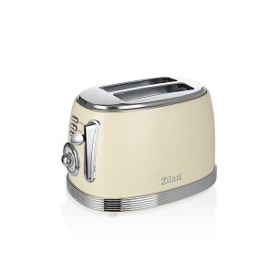 Prajitor de paine Retro Zilan ZLN1191, 2 felii de paine, 850W, 6 trepte de temperatura si timer, dezghetare, reincalzire, picioruse antiderapante - Img 2