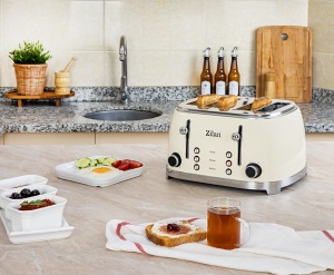 Prajitor de paine Retro Zilan ZLN1214, 4 felii de paine, 1500W, 6 trepte, dezghetare, reincalzire, picioruse antiderapante - Img 5
