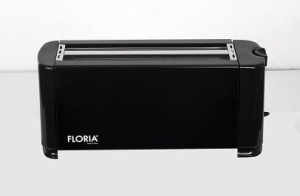Prajitor paine dublu FLORIA ZLN2706, Negru Putere 1300W, 2 fante, 4 felii, - Img 3