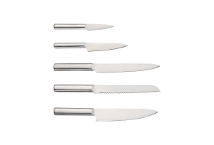 Set cutite 7 piese Zilan ZLN1627, Suport inclus, Otel inoxidabil 3CR13, Compatibil masina de spalat vase - Img 2
