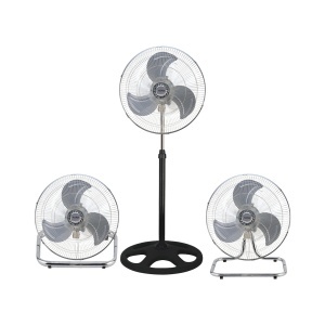 Ventilator 3 in 1 ZILAN ZLN3840 - 55W, 45cm, stand/podea/birou, palete metalice - Img 3