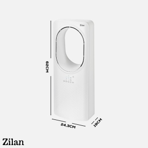 Ventilator fara palete ZILAN ZLN1078 - 50W, 3 viteze, 3 moduri, timer 15h, telecomanda - Img 5