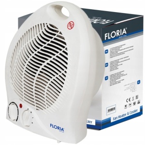 Aeroterma Floria ZLN6171, Alb Putere 2000W, 2 nivele de incalzire+rece, Protectie supraincalzire, Termostat reglabil, - Img 3