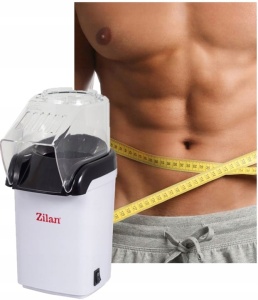Aparat Pentru Popcorn Zilan ZLN8044,Alb Putere 1200W, sistem cu jet de aer cald, - Img 4