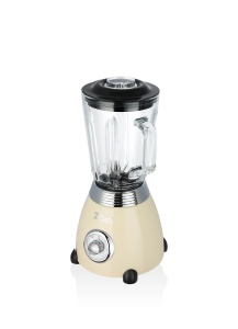 Blender Retro Zilan ZLN1207, putere 500W, capacitate 1.5L, 2 trepte de viteza, functie Pulse, vas din sticla, lame din otel inoxidabil - Img 2