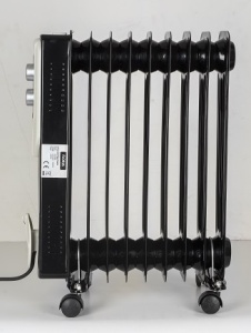 Calorifer electric Floria ZLN3659,Negru 2000 W, 9 elementi, 3 trepte de putere, Termostat reglabil, Protectie supra-incalzire, Indicator luminos, - Img 4
