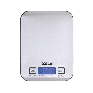 Cantar alimentar digital Zilan ZLN2984 Gri, capacitate 5000g, inchidere automata - Img 2