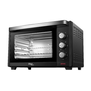 Cuptor electric Zilan ZLN1024 Rozerin, Convectie, 2000 W, 45 Litri, Temperatura Reglabila, Geam Duble, Negru
