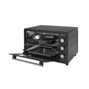 Cuptor electric Zilan ZLN5323 Gusto, Capacitate 35L, Temperatura maxima 250C, Timer, Element incalzire ascuns, Putere 1800W, Negru - Img 3