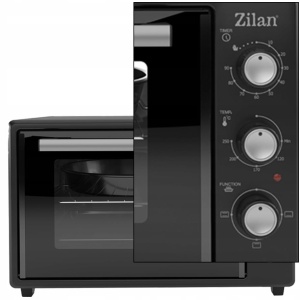 Cuptor electric Zilan ZLN8894 Negru, capacitate 35 litri, geam dublu, putere 1800 W - Img 5