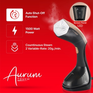 Fier de calcat vertical cu aburi Zilan ZLN4254 AURUM, 1600W, 25g min, 230 ml, ecran LED multi functional - Img 4