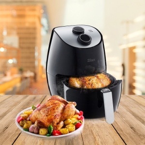 Friteuza Air Fryer ZILAN ZLN3598 - 1350W, 2.6L, timer 30min, 80-200°C, negru - Img 2