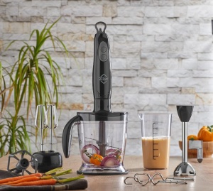 Mixer vertical (blender de mana) ZILAN ZLN5343 - 700W, pahar 0.7L + recipient 1L, 2 viteze - Img 4