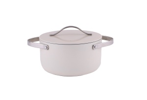 Oala Zilan ZLN0873 din 5 straturi de material, 24 cm diametru, capacitate 5.2l, manere nituite din otel inoxidabil