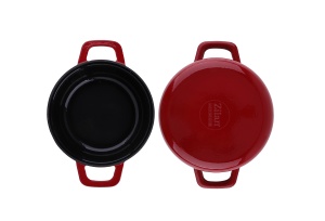 Oala Zilan ZLN0941, Din fier turnat sub presiune puternica, 2.6L, Diametru 22 cm, Inaltime 10 cm, Compatibila cuptor si masina de spalat vase - Img 3