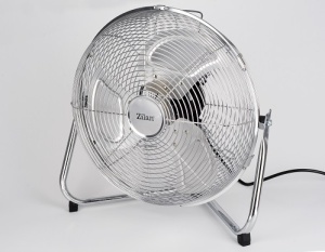 Ventilator de podea retro ZILAN ZLN2348 - 36cm, 50W, 3 viteze, inox cromat - Img 2