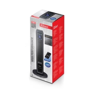 Aeroterma ceramica turn Zilan ZLN2076 Negru, 2200W, Ecran cu atingere, Timer 8H - Img 4