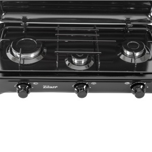 Aragaz cu 3 ochiuri ZILAN ZLN0032N,culoare negru utilizare numai GPL butelie, - Img 4