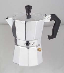 Cafetiera Espresso Floria ZLN2492, 6 cesti, 300 ml, O9 cm, aluminiu, Argintiu - Img 2