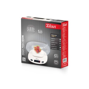 Cantar alimentar Zilan ZLN7880 Alb, capacitate maxim 5 kg, ecran digital, oprire automata - Img 3