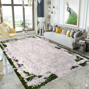 Covor Modern Living , Dormitor Dreptunghiular Antic 7557AL Verde