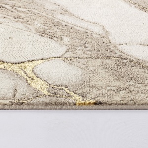 Covor Modern Living , Dormitor Dreptunghiular Marmara T159A Crem Gold - Img 2