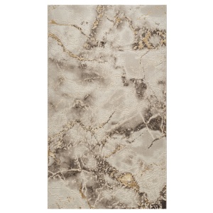 Covor Modern Living , Dormitor Dreptunghiular Marmara T160A Crem Gold
