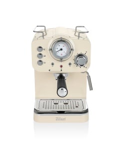 Espressor manual Zilan ZLN2992 Crem,15 Bar, 1.25 l, 1100W, Design Retro - Img 2