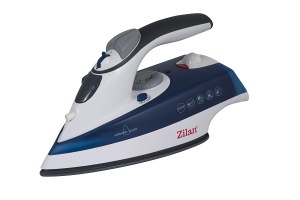 Fier de calcat talpa ceramica ZILAN ZLN8082,Albastru Putere 2200W, calcare cu aburi si uscata, functie autocuratare,