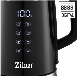 Fierbator electric Zilan ZLN7859 Negru, ecran digital, putere 2200W, panou de comanda tactil - Img 4