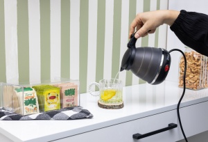 Fierbator pliabil Zilan ZLN1986 pentru voiaj, Putere 750W, Capacitate 0.5L, Protectie la supraincalzire, Baza din inox si carcasa din silicon durabil - Img 5