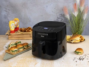Friteuza cu aer cald Zilan ZLN7999 Negru, putere 1800 W, ecran digital, panou cu comenzi tactile - Img 4