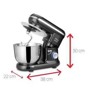 Multi-mixer Hurricane Zilan ZLN3185,negru 6 trepte + puls, 4.5L., 1000W, - Img 5