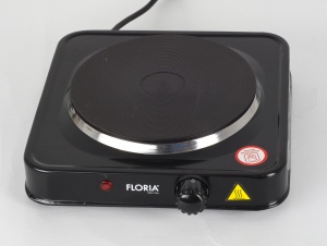 Plita electrica Floria ZLN2806, 22 x 21 x 5 cm, Negru 1 ochi, Putere 1000W, - Img 2